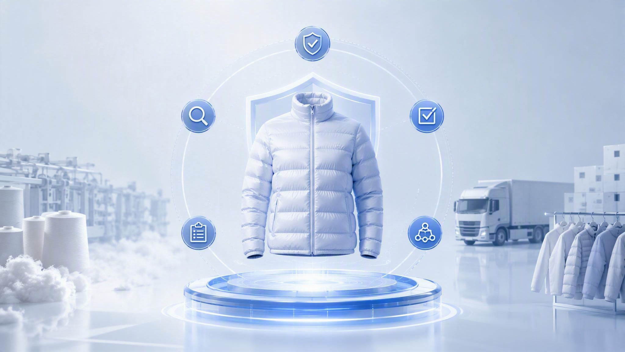 平湖羽绒服装质量分级溯源防伪系统